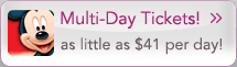 Multi-Day Tickets! as little as $41 per day!