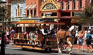 Horse-Drawn Streetcars, presented by National Car Rental