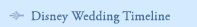 Disney Wedding Timeline
